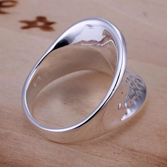 925 Silver Thumb Ring - Picture 3 of 5